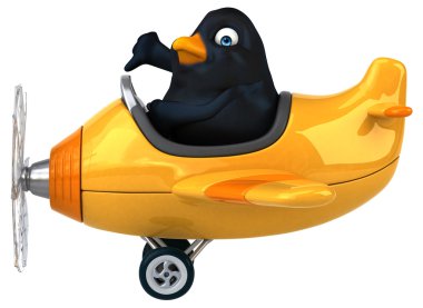 Komik karikatür karatavuk