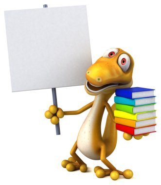 Eğlenceli çizgi film kertenkele