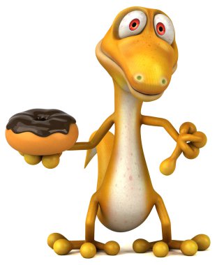 Eğlenceli çizgi film kertenkele