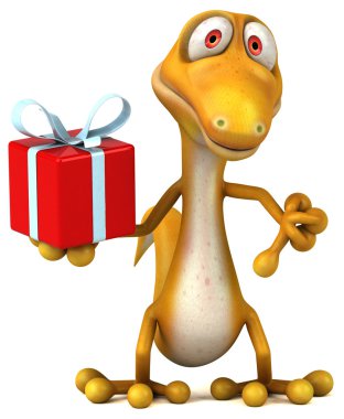 Eğlenceli çizgi film kertenkele