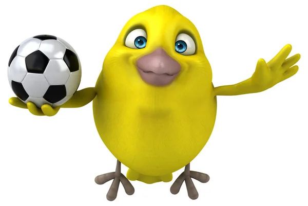 Fun cartoon bird — Stock Photo, Image