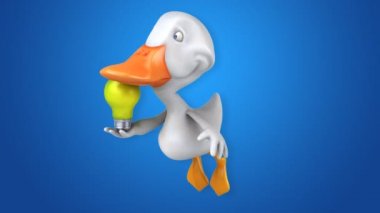 komik karikatür ördek 