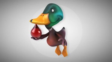 komik karikatür ördek 