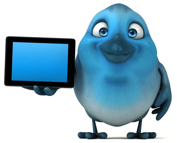 Desenhos animados engraçados Blue bird — Fotografia de Stock