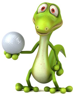 Eğlenceli çizgi film kertenkele