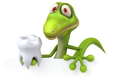 Eğlenceli çizgi film kertenkele