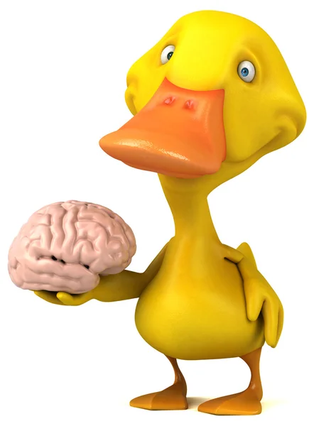 Fun cartoon Duck — Stock Photo, Image