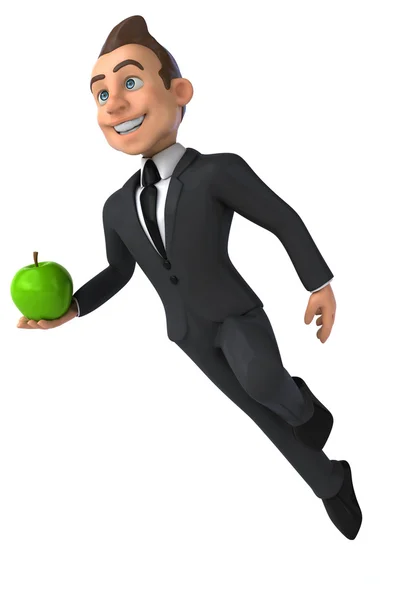 Fun cartoon businessman — Stock Photo, Image