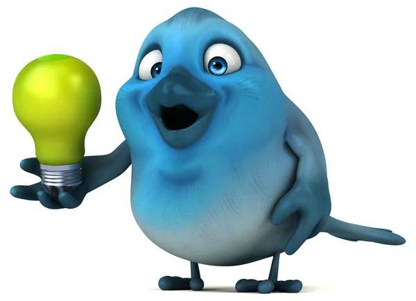 Cartoon Blue bird — Stock Photo, Image