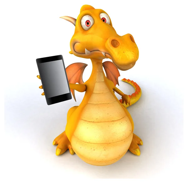 Fun cartoon dragon — Stock Photo, Image