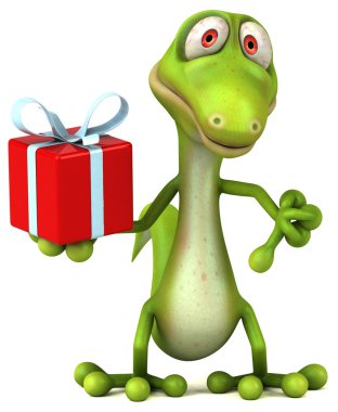 Eğlenceli çizgi film kertenkele