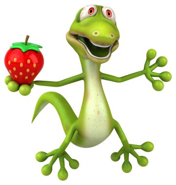 Eğlenceli çizgi film kertenkele