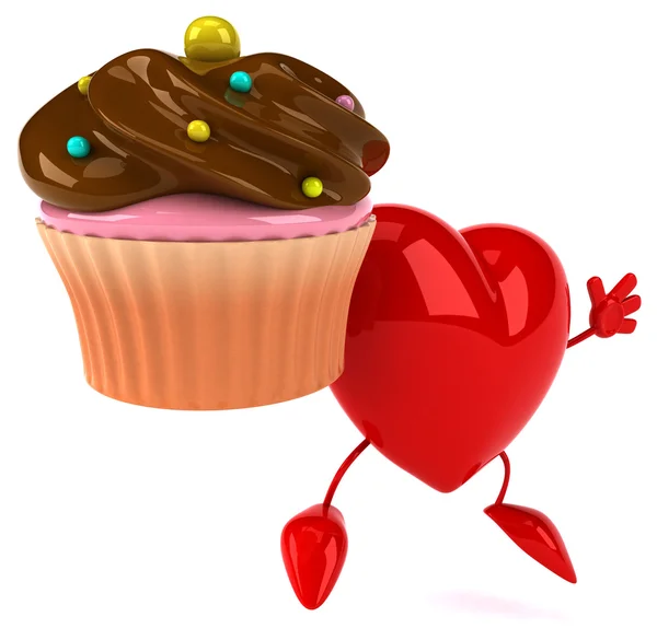 Fun cartoon heart — Stock Photo, Image