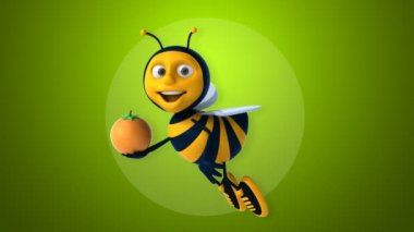 Eğlenceli çizgi film arı