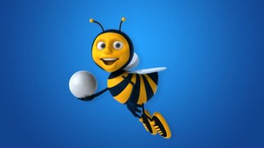 Eğlenceli çizgi film arı