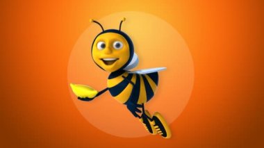 Eğlenceli çizgi film arı