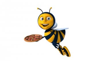 Eğlenceli çizgi film arı