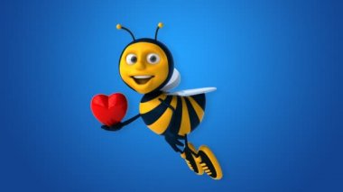 Eğlenceli çizgi film arı