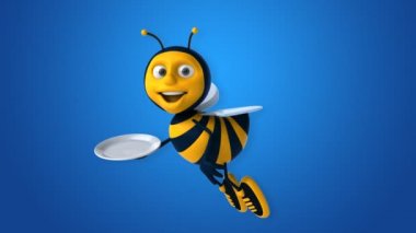 Eğlenceli çizgi film arı