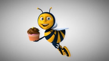 Eğlenceli çizgi film arı