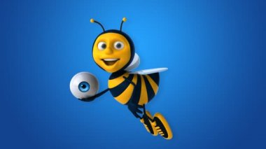 Eğlenceli çizgi film arı