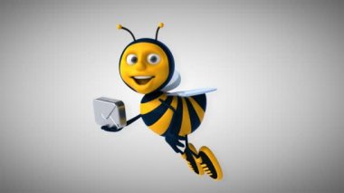 Eğlenceli çizgi film arı