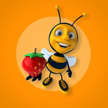 Eğlenceli çizgi film arı