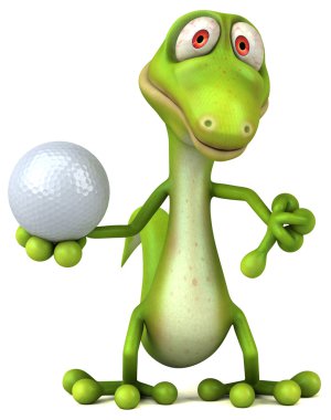 Eğlenceli çizgi film kertenkele