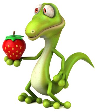 Eğlenceli çizgi film kertenkele