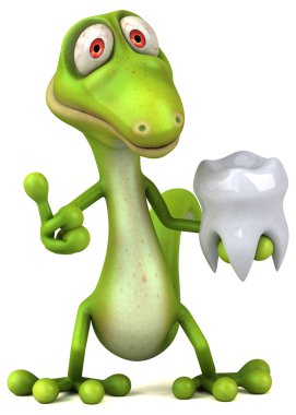 Eğlenceli çizgi film kertenkele