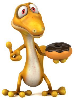 Eğlenceli çizgi film kertenkele