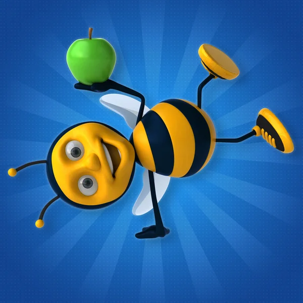 Fun cartoon bee — Stock Photo, Image