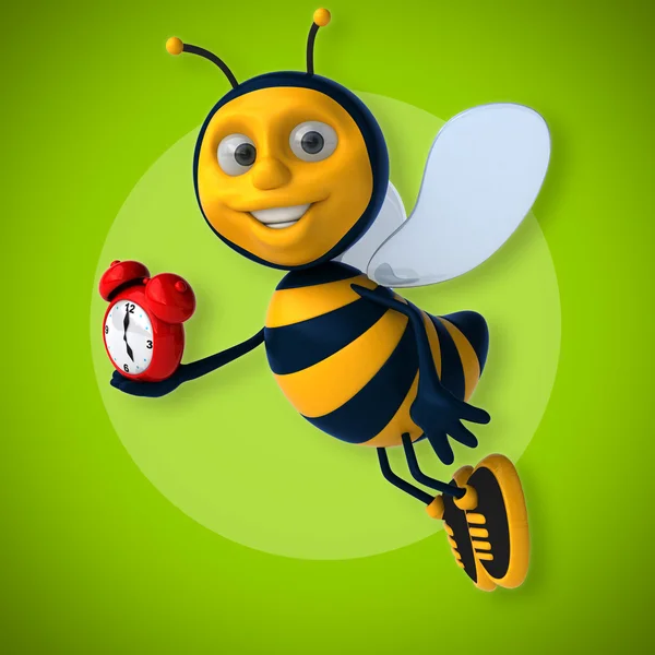 Fun cartoon bee — Stock Photo, Image