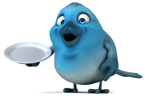 Cartoon Blue bird — Stock Photo, Image