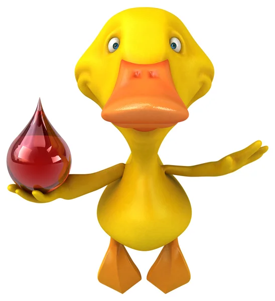 Fun cartoon Duck — Stock Photo, Image