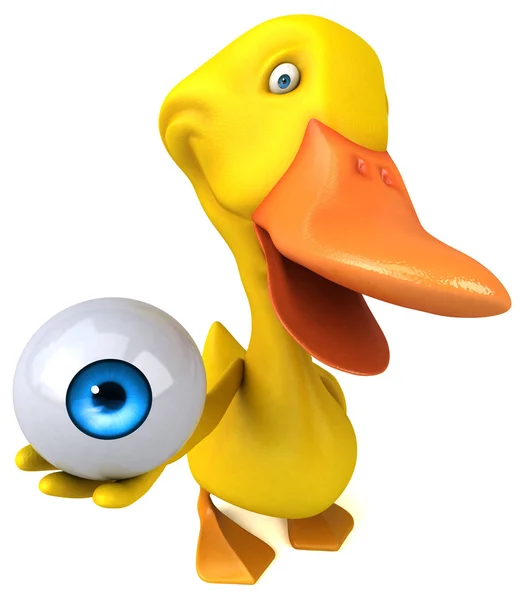 Fun cartoon Duck — Stock Photo, Image