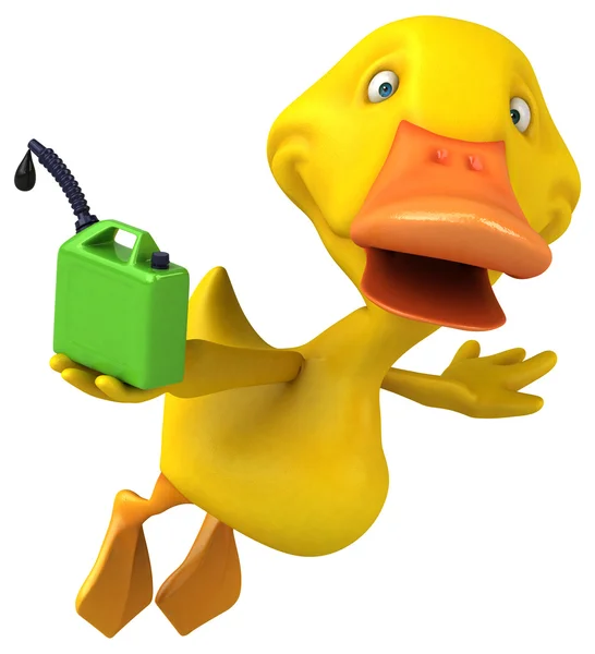 Lustige Cartoon-Ente — Stockfoto