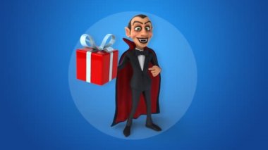 komik karikatür vampir