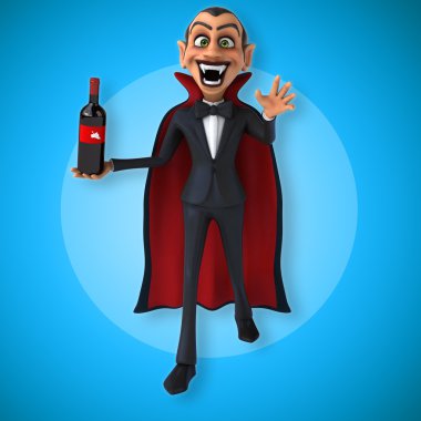 komik karikatür vampir