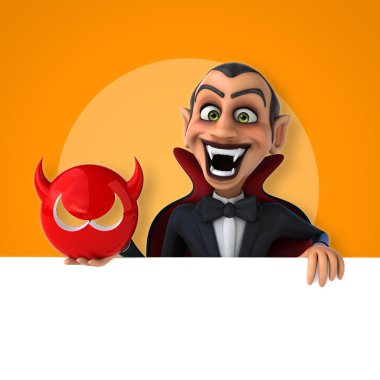 komik karikatür vampir