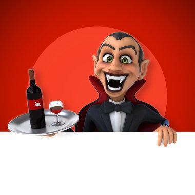 komik karikatür vampir