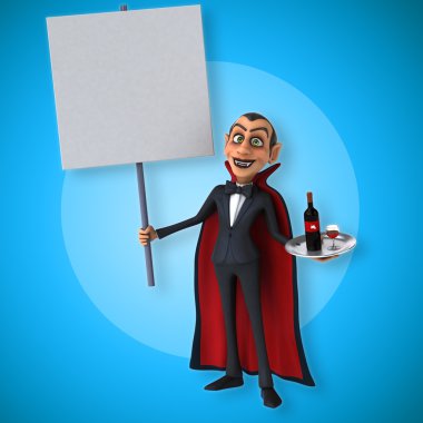 komik karikatür vampir