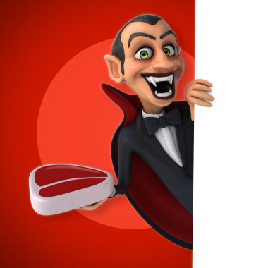 komik karikatür vampir