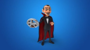 komik karikatür vampir