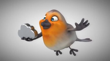 eğlenceli çizgi film kırmızı robin
