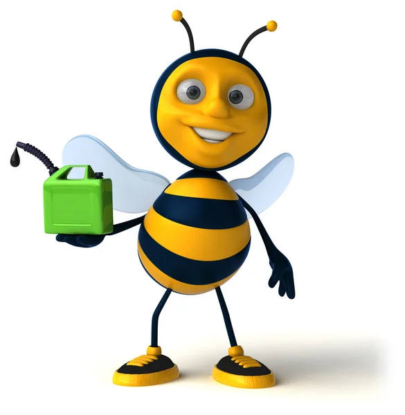 Leuke cartoon bee — Stockfoto