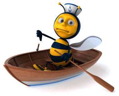 Eğlenceli çizgi film arı