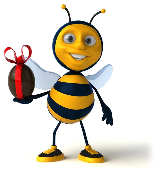 Eğlenceli çizgi film arı — Stok fotoğraf