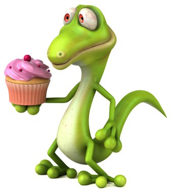 Eğlenceli çizgi film kertenkele