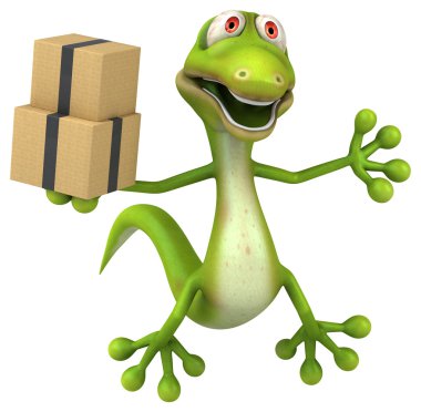 Eğlenceli çizgi film kertenkele